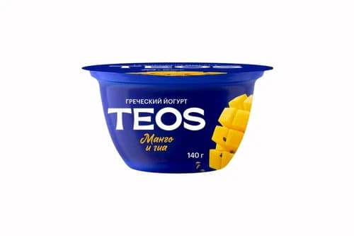 Йогурт "Савушкин" Teos Греческий манго 140 гр.