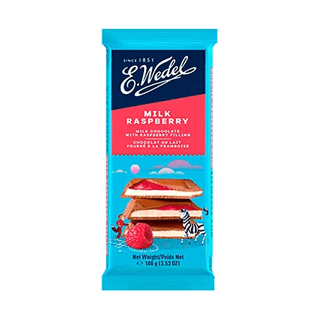 Шоколад "E.Wedel" Молочный Малина 100 гр.