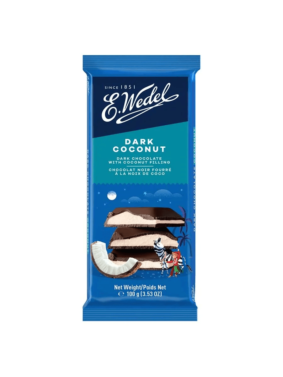 Шоколад "E.Wedel" Темный кокос 100 гр.