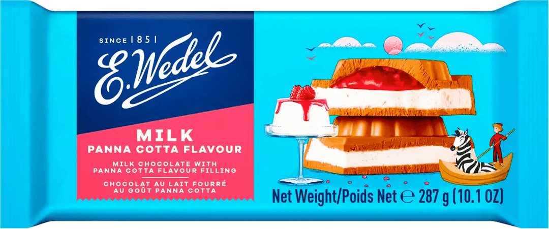 Шоколад "E.Wedel" Молочный Панна 287 гр.