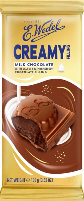 Шоколад "E.Wedel" Молочный Крем 100 гр.