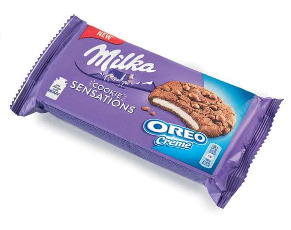 Печенье "Milka" Sensations oreo creme 156 гр.