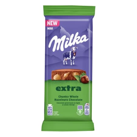 Шоколад "Milka" Extra Hazelnuts 190 гр.