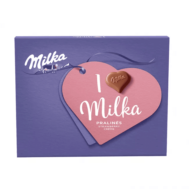 Конфеты "Milka" I love Milka Strawberry 110 гр.